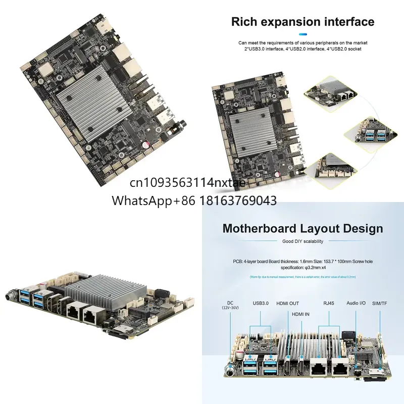 Rk3588 Mini Pc Board - 2026 ร้อนแรง! เมนบอร์ดพัฒนา Rockchip Rk3588 สำหรับคอมพิวเตอร์