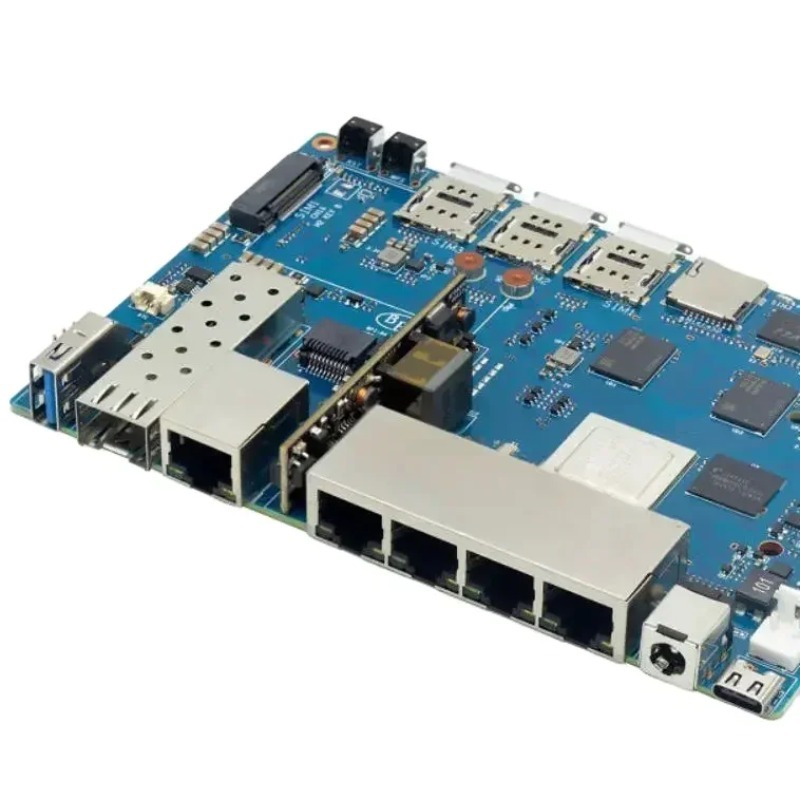 Bananapi Bpi R4 Wifi 7 - เราเตอร์บอร์ด Wifi 7 ดีไซน์ MTK MT7988A