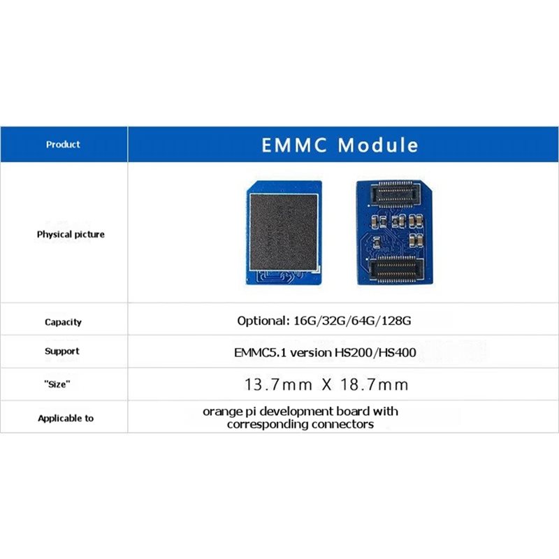 โมดูล EMMC รุ่น B04B-32GB สำหร - Orange Pi 5 Plus 32Gb บทวิจารณ์และราคา