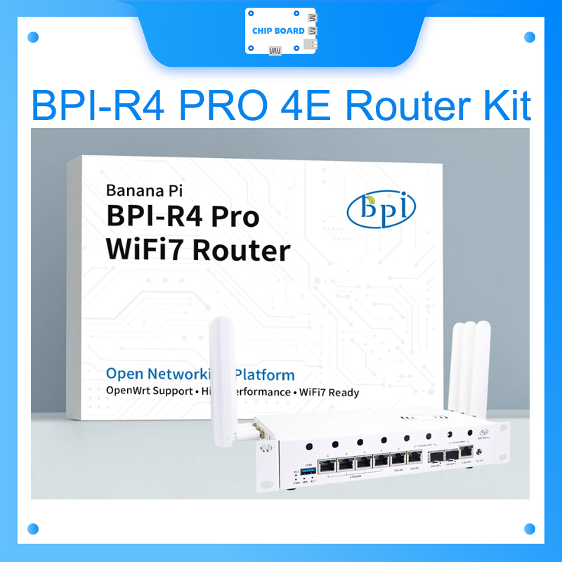 ชุดเราเตอร์ Banana Pi BPI-R4 P - Bananapi Bpi R4 Wifi 7 บทวิจารณ์และราคา