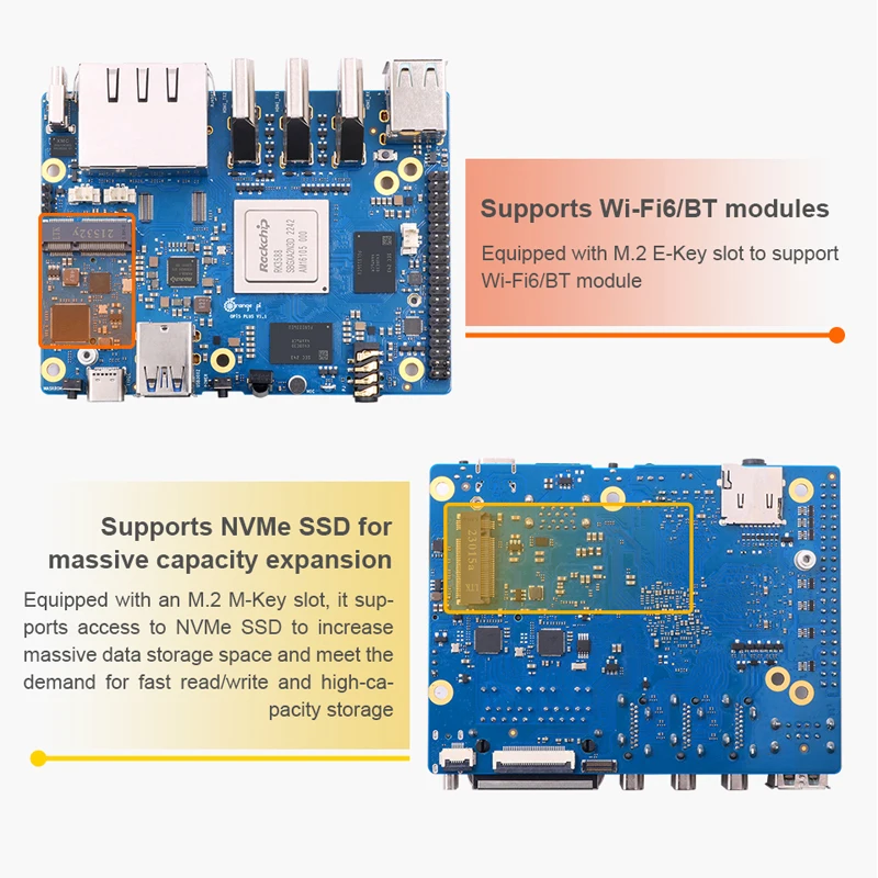 Orange Pi 5 Plus 4 8 16 GB RAM - Rk3588 Mini Pc Board บทวิจารณ์และราคา