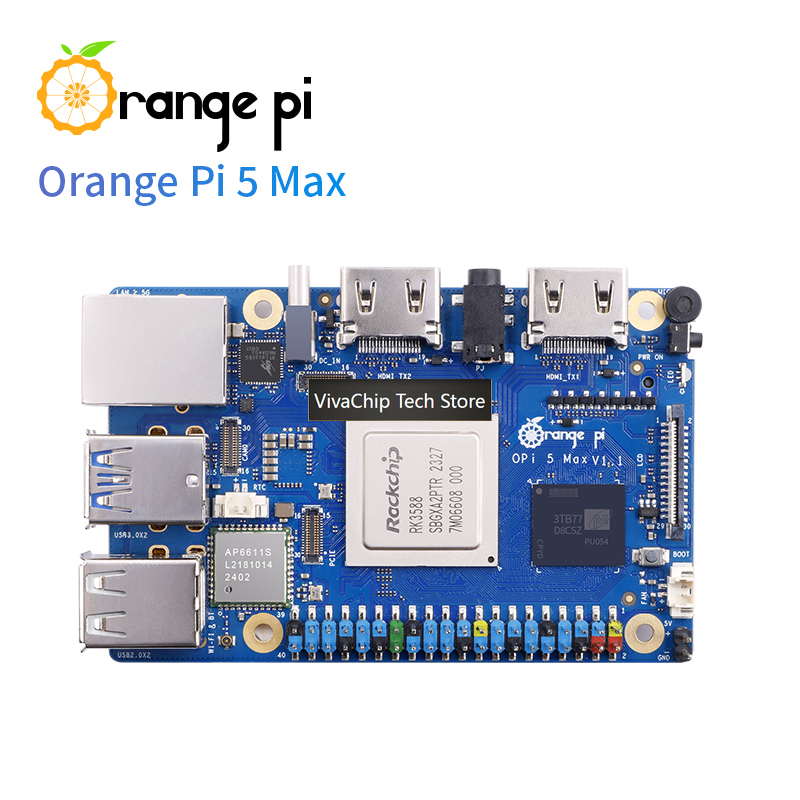 คอมพิวเตอร์บอร์ดเดี่ยว VivaChi - Orange Pi 5 Max Rk3588 บทวิจารณ์และราคา