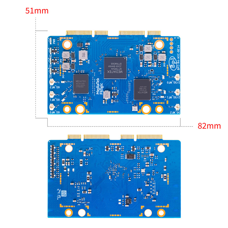 บอร์ดพัฒนา Banana Pi โมดูล WiF - Bananapi Bpi R4 Wifi 7 บทวิจารณ์และราคา