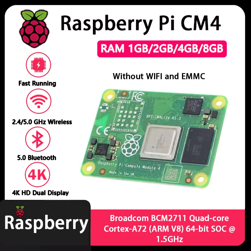 Raspberry Pi CM4 แรม 1GB/2GB/4 - Compute Module 4 32Gb Wifi บทวิจารณ์และราคา