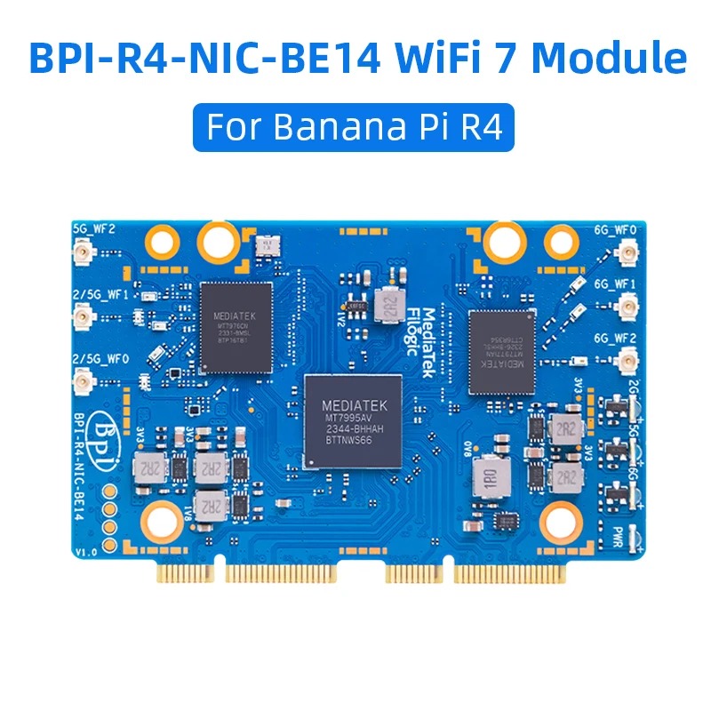 BPI-R4 BPI-R4-NIC-BE14 โมดูลไว - Bananapi Bpi R4 Wifi 7 บทวิจารณ์และราคา